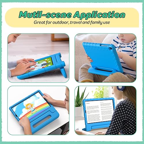 Miniatura 7 de Funda para niños Samsung Galaxy Tab S5e de 10.5 pulgadas lanzado en 2019 modelos de tableta (SM-T720SM-T725SM-T727), funda protectora a prueba de