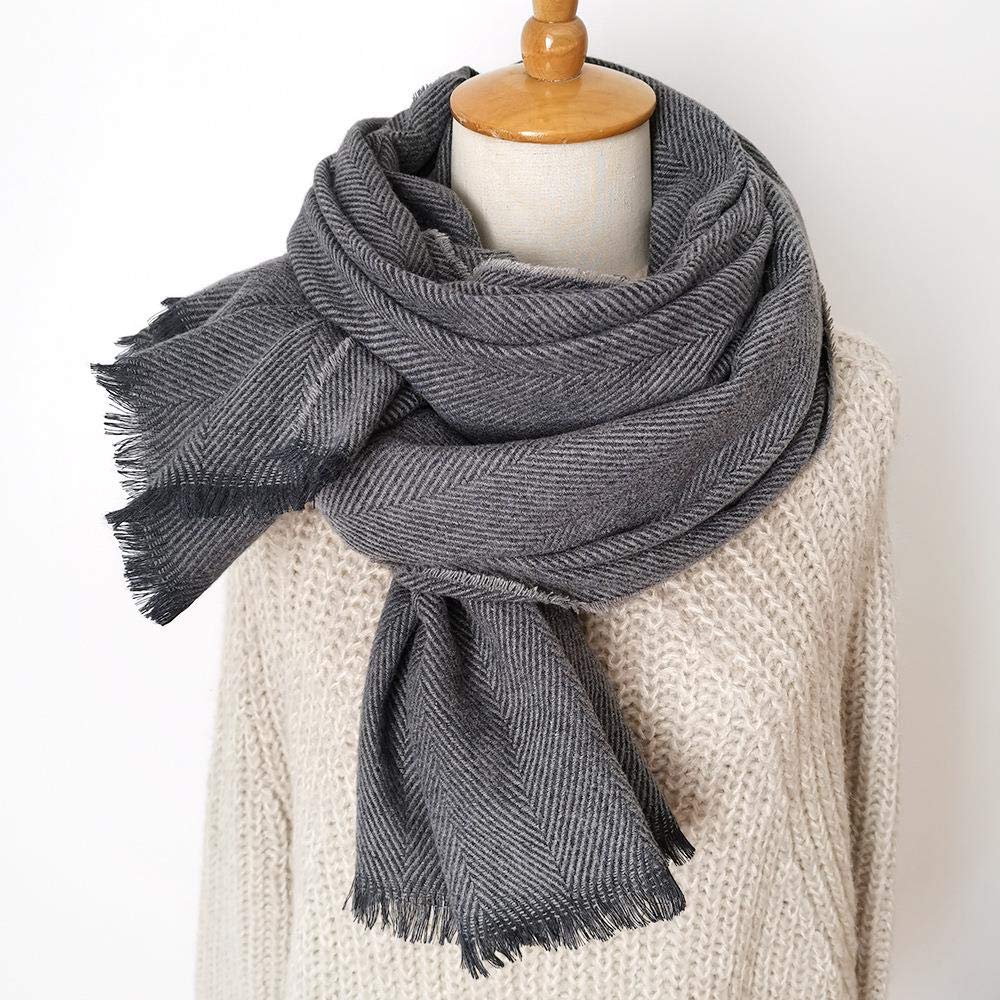 Schal Langer Schal Mit Wärmerem Winterfashion Schal Geschenk Für Frauen Damen Strickschal