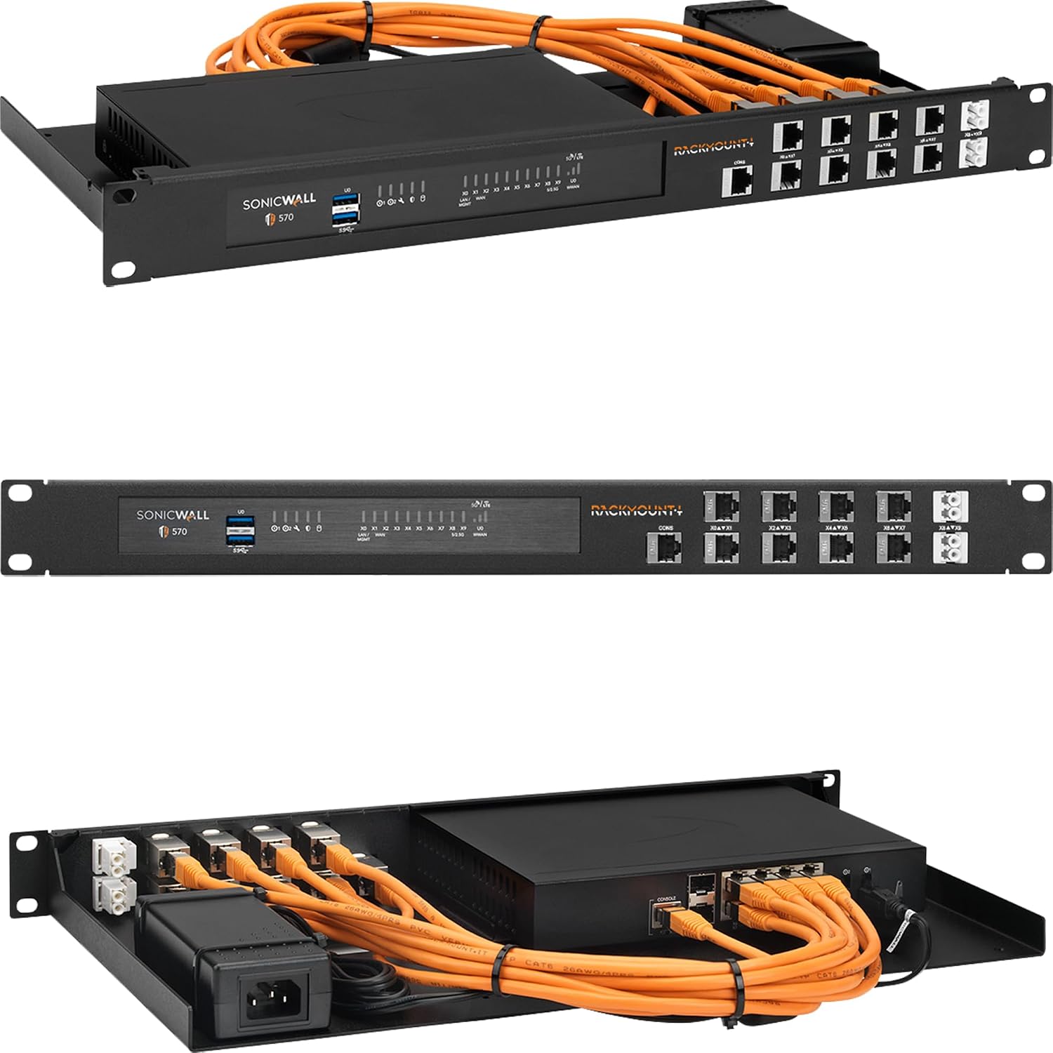Firewalls Rack System Amazon.com: Industrial Rack Mount for Sonic Wall Firewall - 1U Server ...