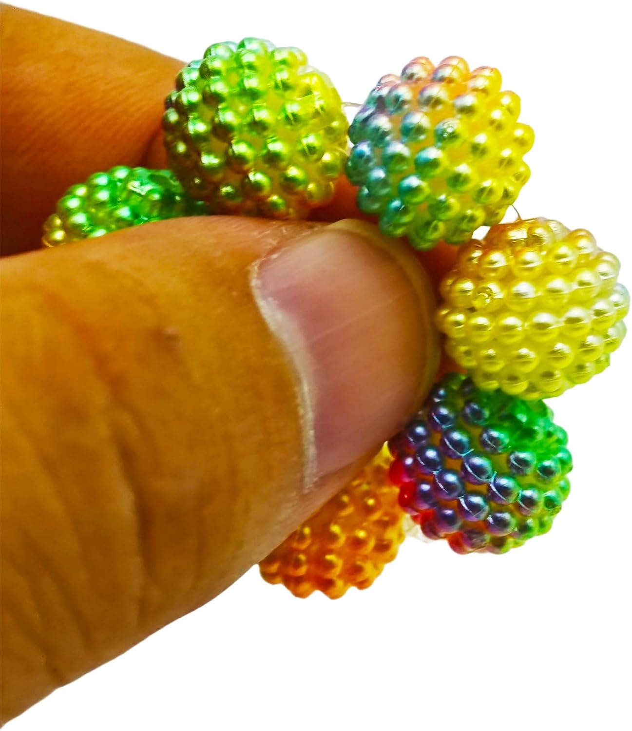 3 Pack Skin Picking Fidget Toys Ring Stretchy Picking Fidget for Trichotillomania Hair Pulling Fidget Picking Anxiety Dermatillomania
