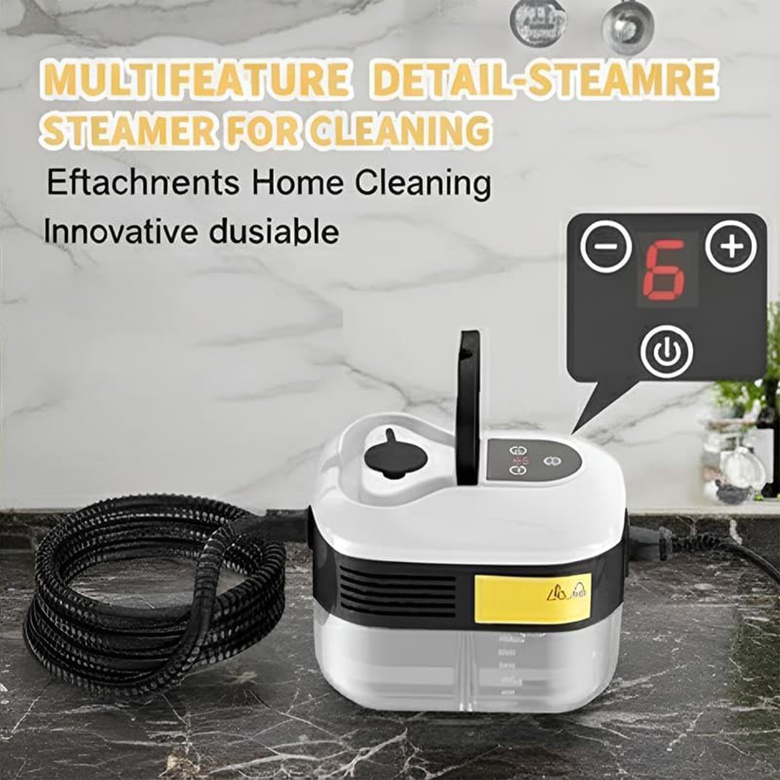 Limpiador A Vapor De Mano De Mano Con 8 Accesorios Potente | Máquina De Limpieza A Vapor Para El Baño Para Hogar, Cocina Comercial, Baño, Azulejos, Lechada Y Tapicería