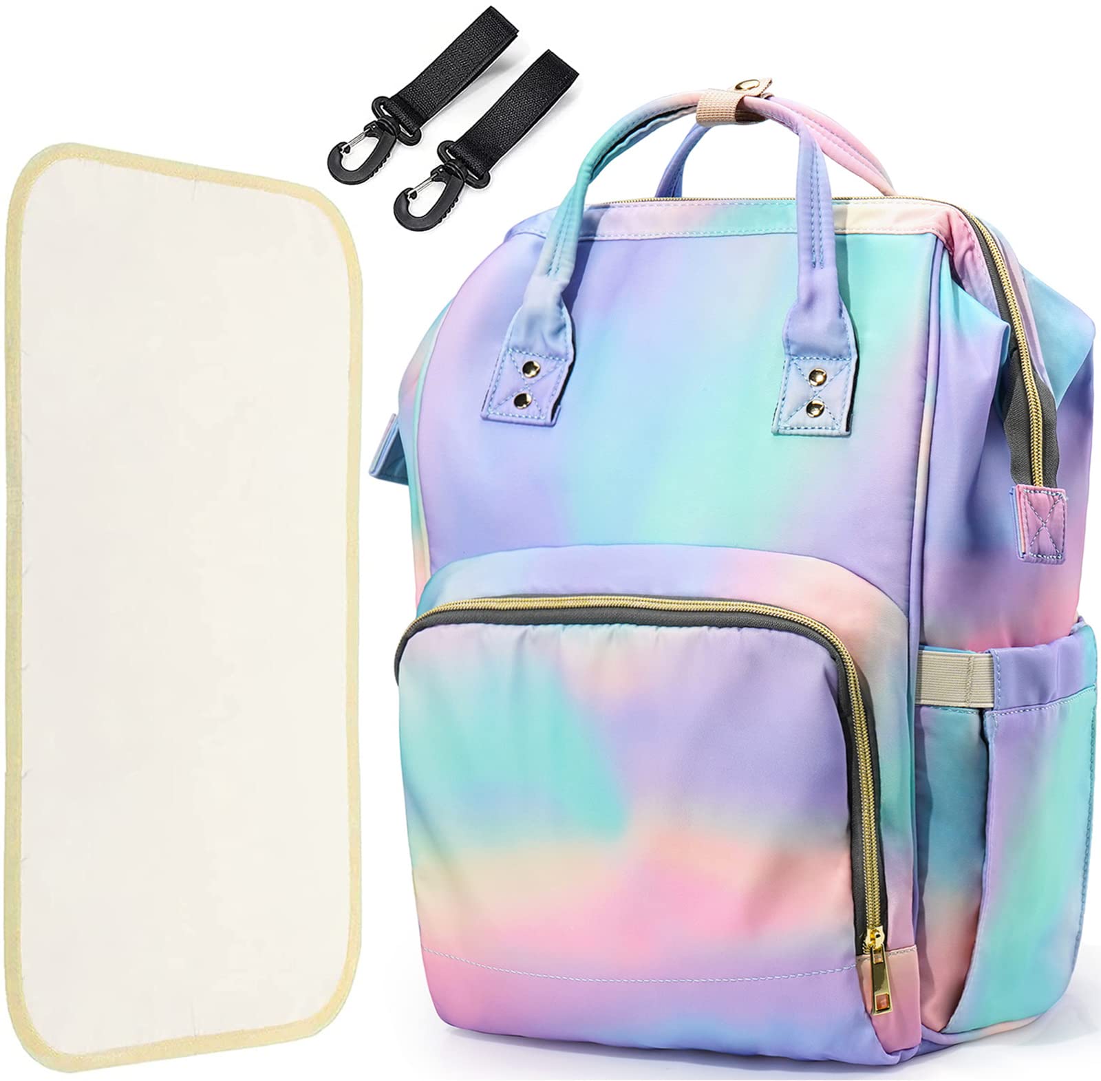 Sac à dos multifonction avec sangles poussette et tapis - 8