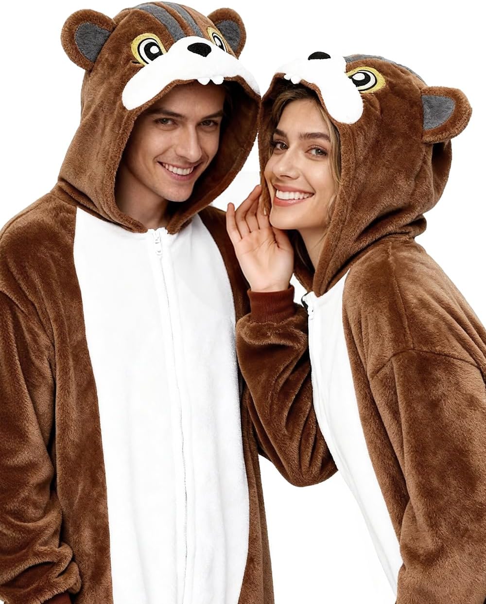 vavalad Adult Onesie Pajamas Halloween Costume Cosplay Onesie Women Men - Image 3