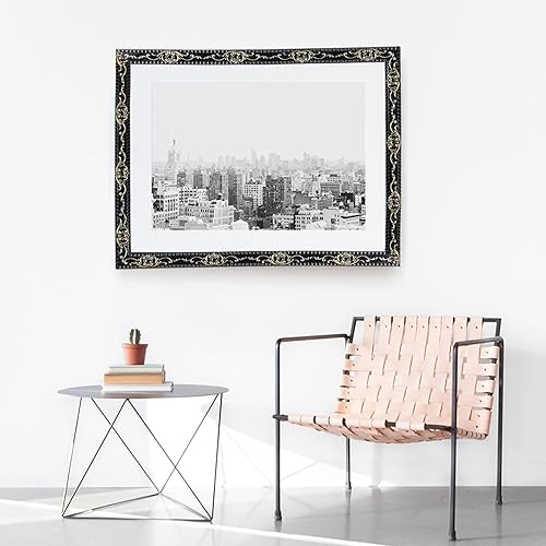 Miniatura 6 de Moldura de pared flexible, diseño autoadhesivo para despegar y pegar, moldura de corona para marco de espejo de gabinete, borde de pared, decoración