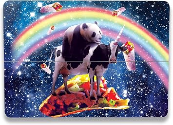 MightySkins Skin Compatible with Microsoft Surface Laptop Studio 2 2023 Full Wrap Kit - Panda Cow Taco | Protective, Durable, and Unique Vinyl Decal wrap Cover | Easy to Apply | Made in The USA
