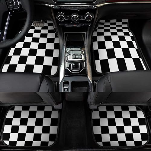 Miniatura 8 de Juego de 4 alfombrillas decorativas con estampado de leopardo para automóvil, diseño de piel de animal de leopardo, alfombras decorativas