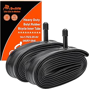 YunSCM Selbstdichtende Fahrradschläuche 20 Zoll 2er Pack - Pannenschutz Für City & Mountainbikes