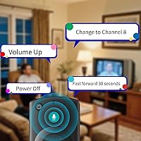 Vista 4 de Control remoto de TV por voz de repuesto para AMZ Stick (HD, 4K, 4K Max, Lite), TV Cube y Omni, Insignia, Toshiba, Smart TV