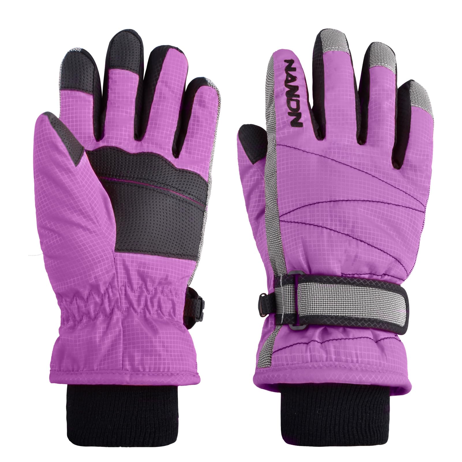 Azarxis Kids Children Ski Gloves Winter Snow Gloves Waterproof Winter Warm Glove for Snowboarding, Sledding