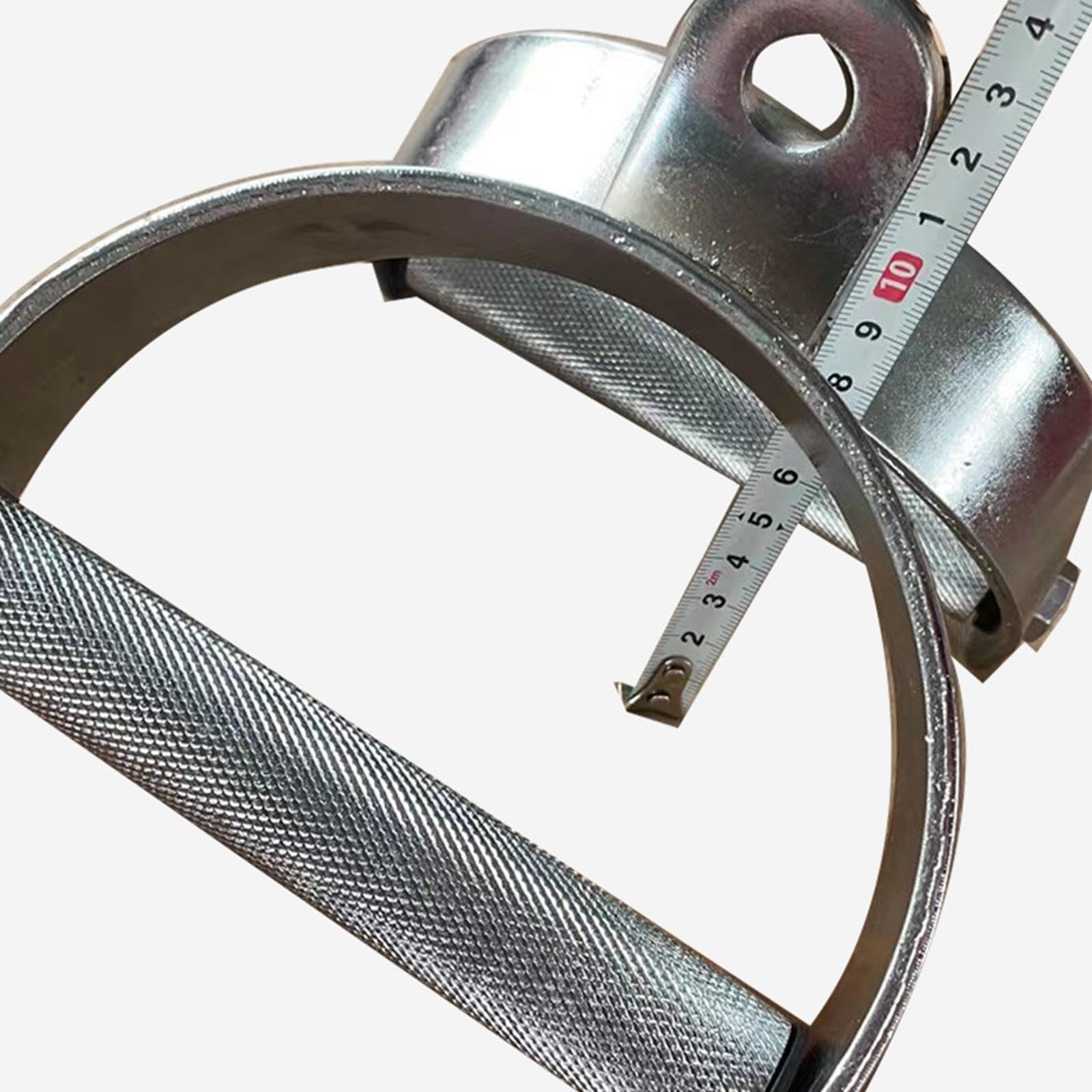 Maniglia per Cavo di Trazione, Accessorio per Cavi Realizzato in Ferro Resistente con Texture Ergonomica per Il Rafforzamento Mirato di Braccia E