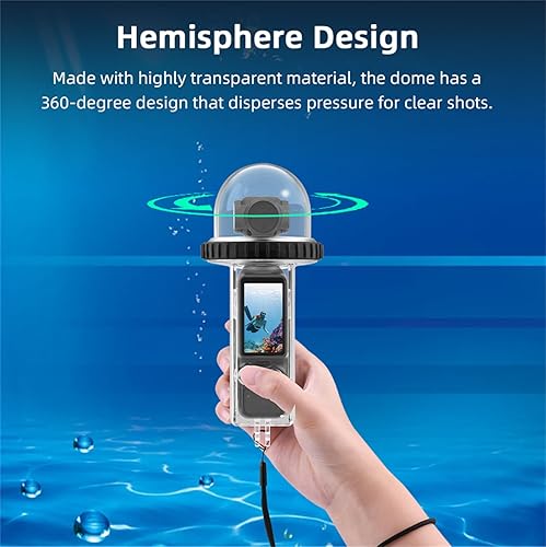 Miniatura 3 de Generic Funda de buceo de 131 pies compatible con DJI Osmo Pocket 3, funda impermeable protectora subacuática para buceo con accesorios para cámara