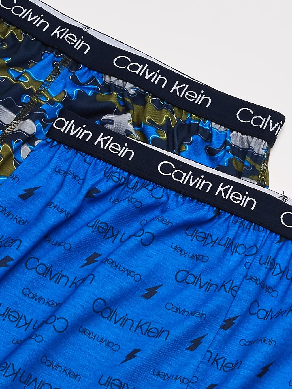 Calvin Klein Kids Boys' Short Sleeve T-Shirt, Pants and Shorts Pajama 3-piece Set - Image 4