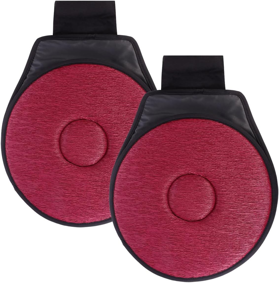 PartyKindom 2pcs Rotating Swivel Seat Cushion Lightweight Non- Car Seat Pad for Pregnant Women and Elderly Rotation Design for Enhanced Comfort and Stability