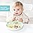 Bumkins - Silicone Grip Dish 3-Section, Training Chewtensils & Lid - For Ages 6 Months+ - Suction Base - 100% Food-Safe Silicone - Oven, Microwave, Freezer, & Dishwasher Safe - Green