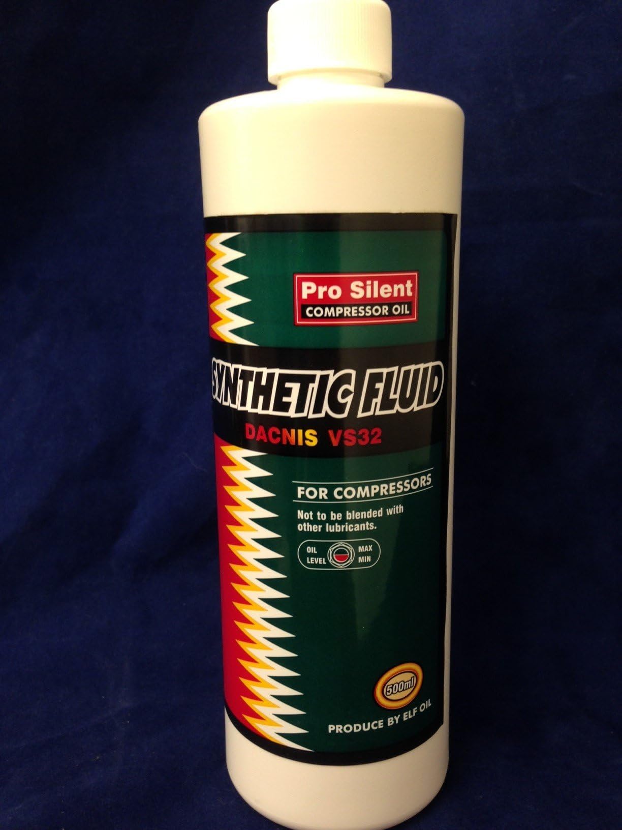 (12 Bottles) Pro Silent High Performance Compressor Oil Synthetic 500ml. Long Lastiing,Provides Superior Start-Up, Superior Protection & Improves Compressor Efficiency.