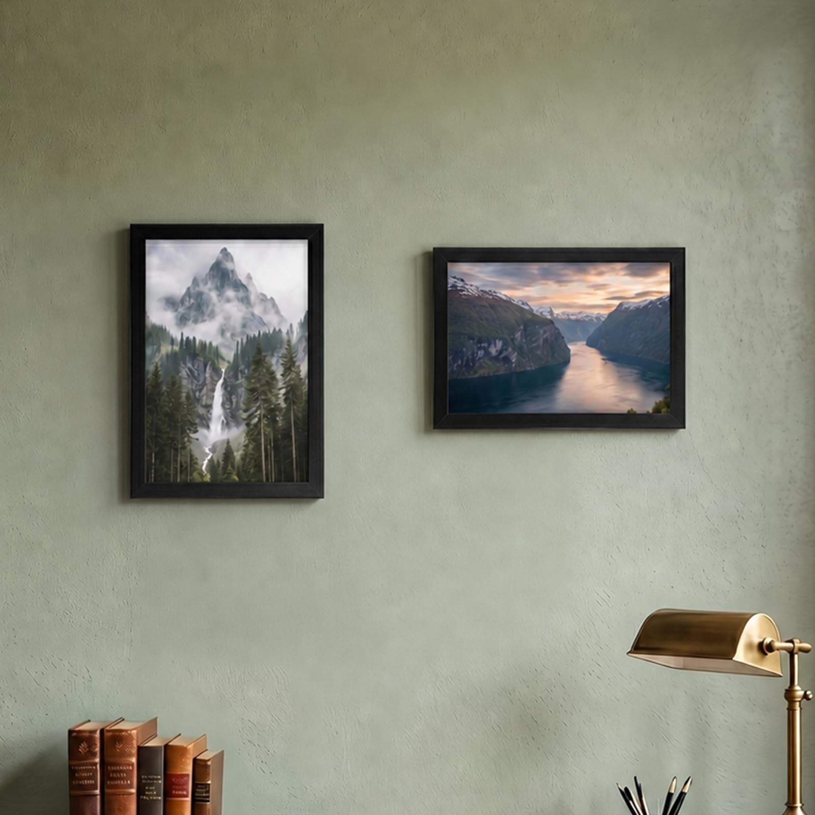 20 Stück A4 Bilderrahmen 29x21 cm Schwarz Fotorahmen Collage Set für Wohnzimmer Schlafzimmer Kinderzimmer Büro Treppenhaus Flur, Wand- oder Tischaufsteller