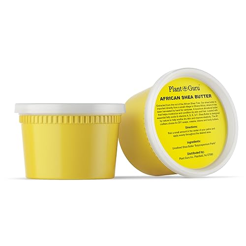 Miniatura 2 de Manteca de Karité Africana Pure Raw unrefined 32oz De Ghana (se envía en hdpe Alimentos Jar con un tornillo tapa para asegurar la frescura),