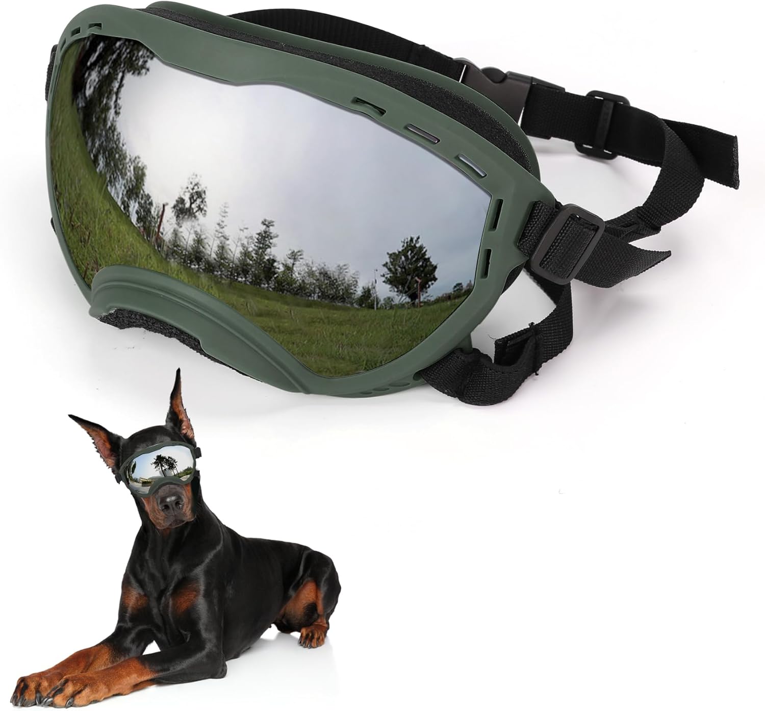 Dog Goggles for Large Dogs, UV...