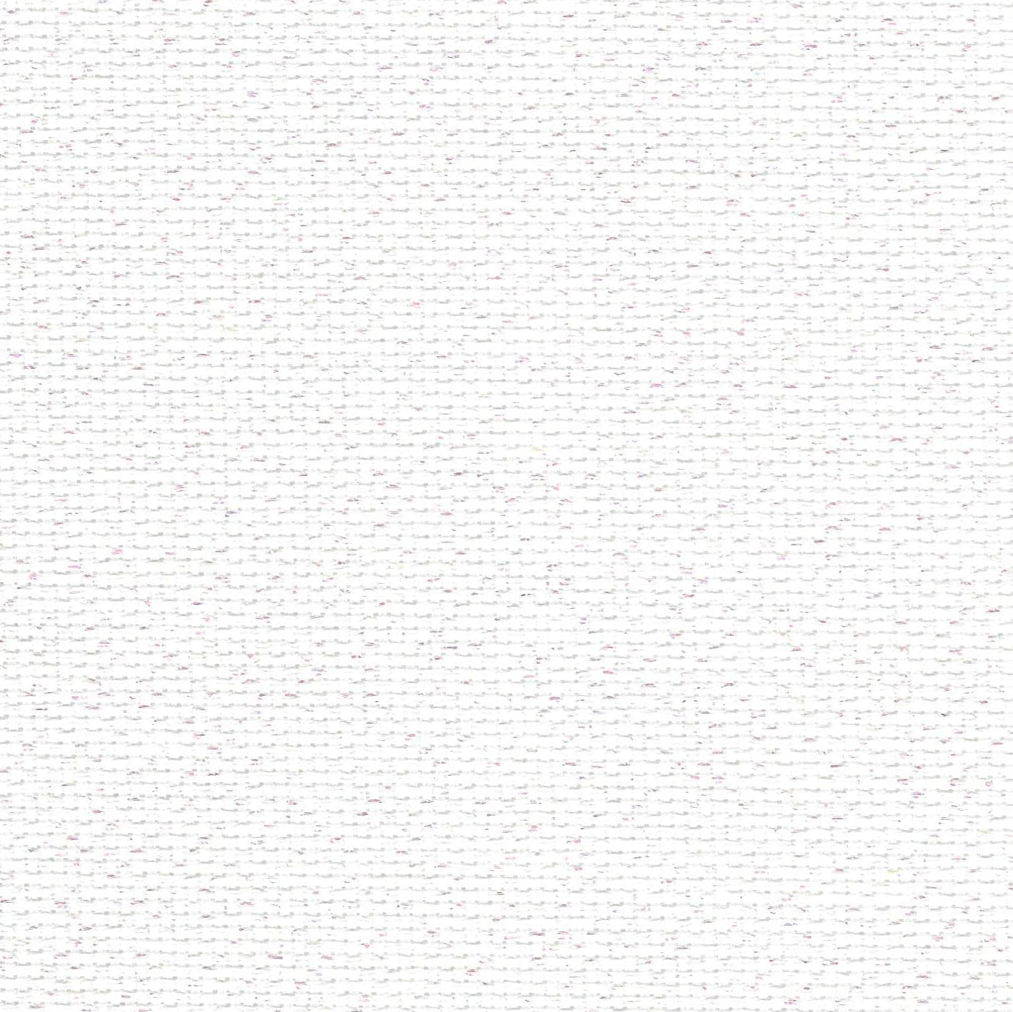 Wizardi Aida 16 Count Opalescent White. Needlework Canvas, Cross-Stitch Fabric, Embroidery Cloth, Needlepoint Canvas. 3251/11 Precut Zweigart