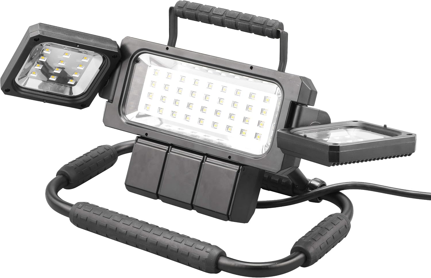 Winplus LM55812-6/1 LED Folding Work Light unfolded with adjustable panels