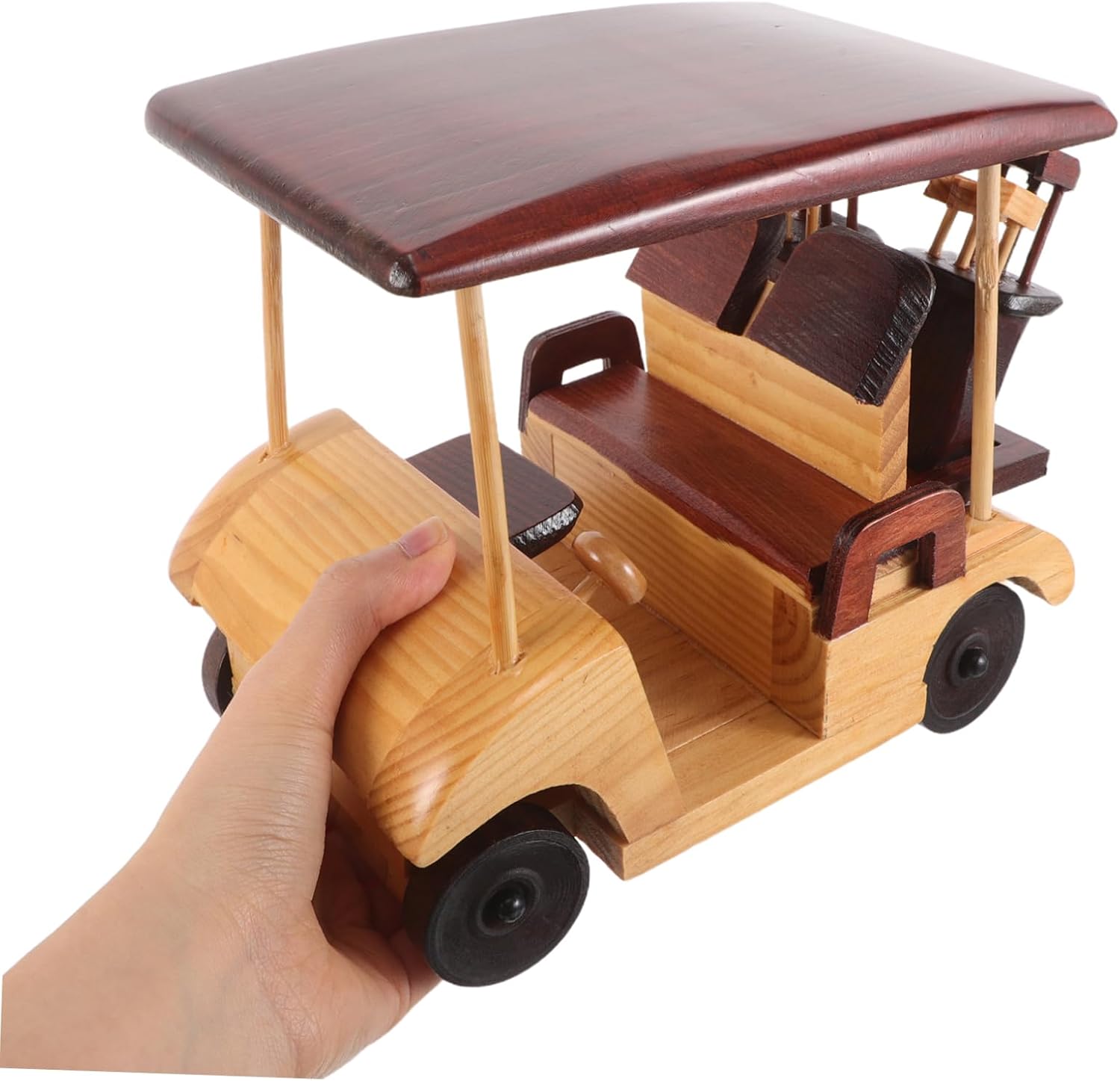 Antique Vehicle Figurine for Home Office Decor Charming Vintage Automobile Miniature Unique Rustic Style Ornament