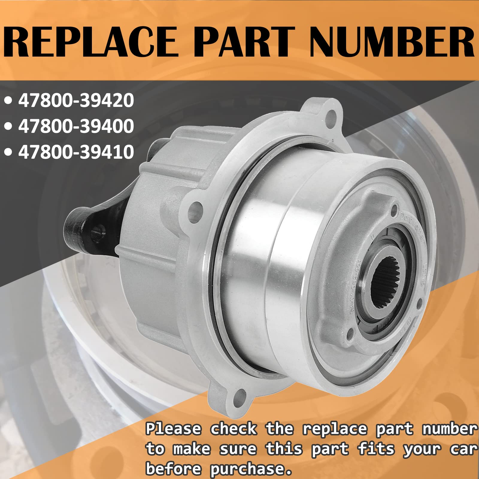 For 2010-2012 Hyundai Santa Fe 2.4 3.5L L4 47800-39420 39410 Coupling Assy 4WD e