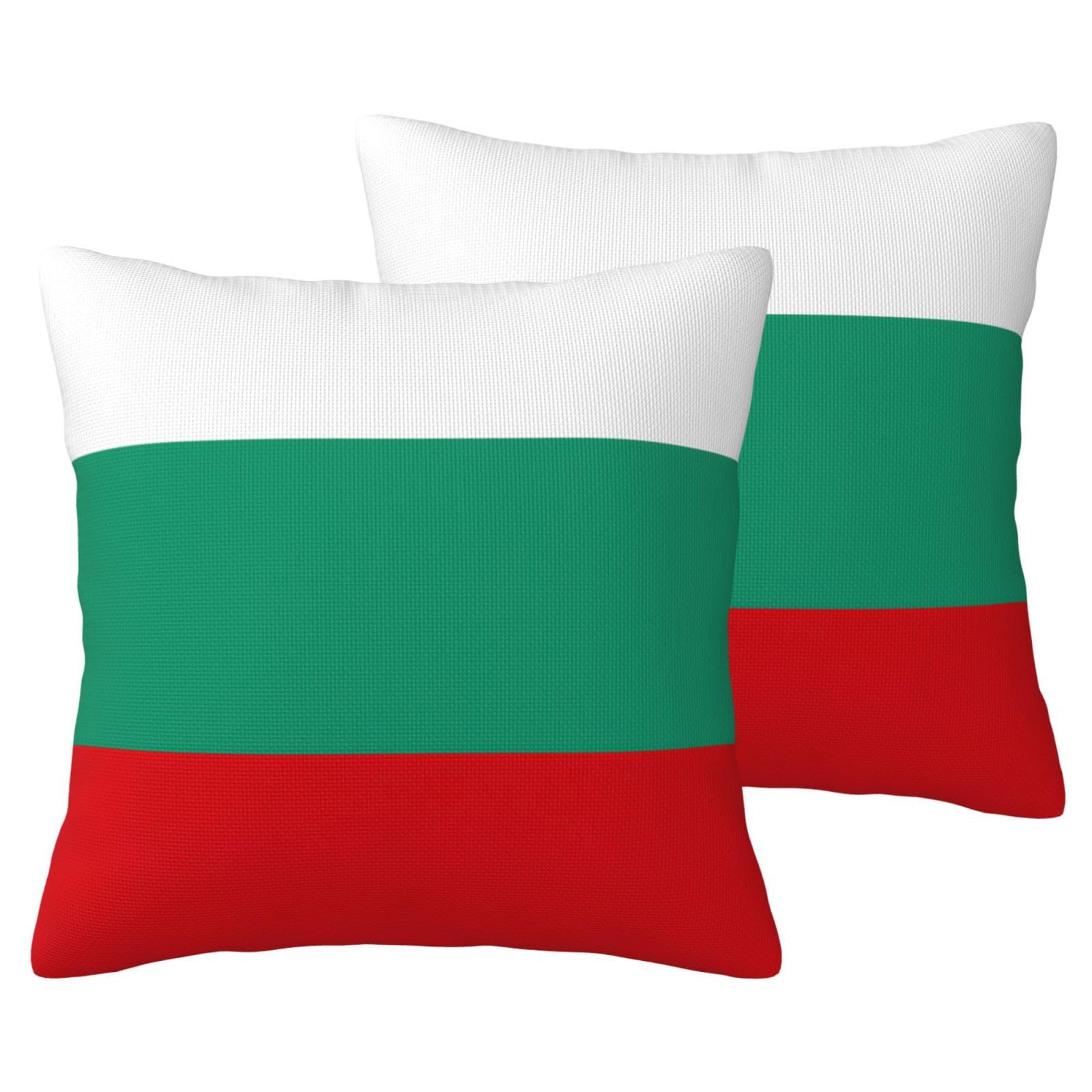 Housse de coussin drapeau bulgare EdWal protège canapé usé
