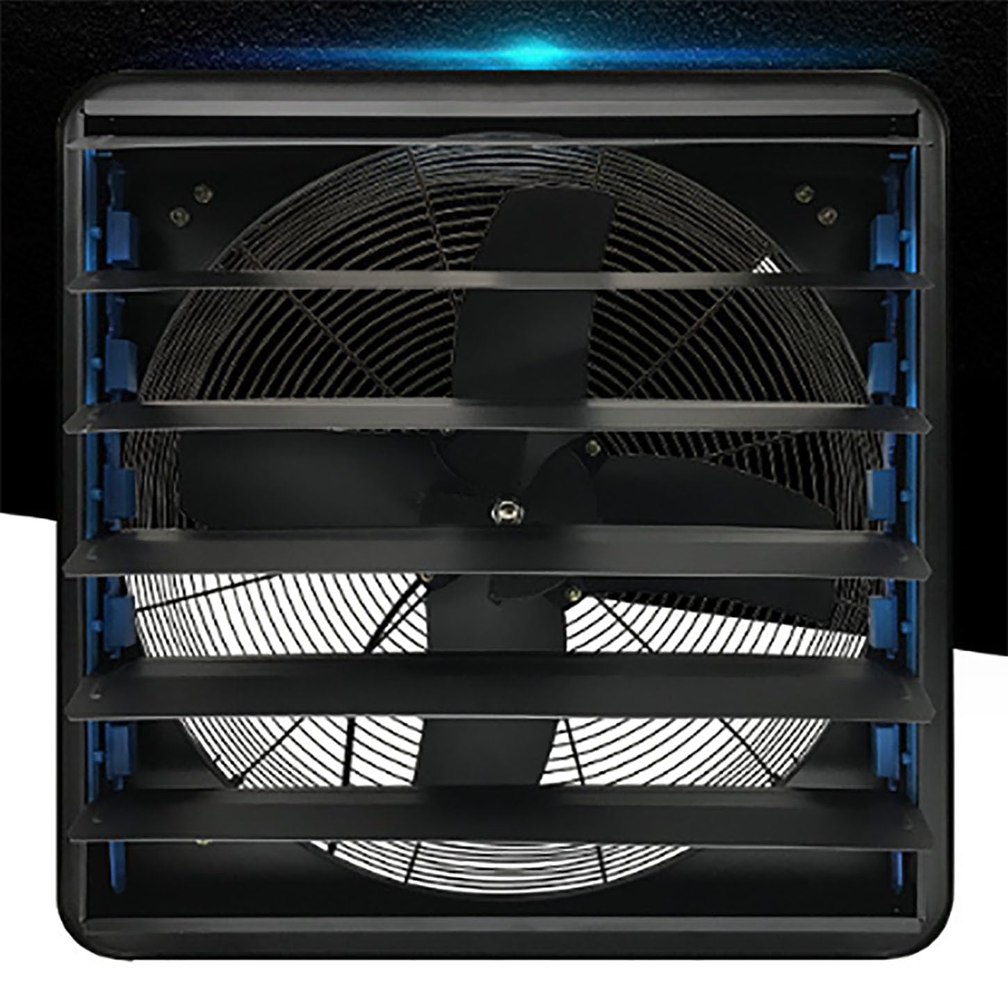 Ventilador Extractor De Aire con Persianas,Ventilador Industrial Flujo Axial,Carcasa De Metal Engrosada,220V Extractor Cocina,para Almacenes,Doméstico Rejillas Dextractor,14 Inches