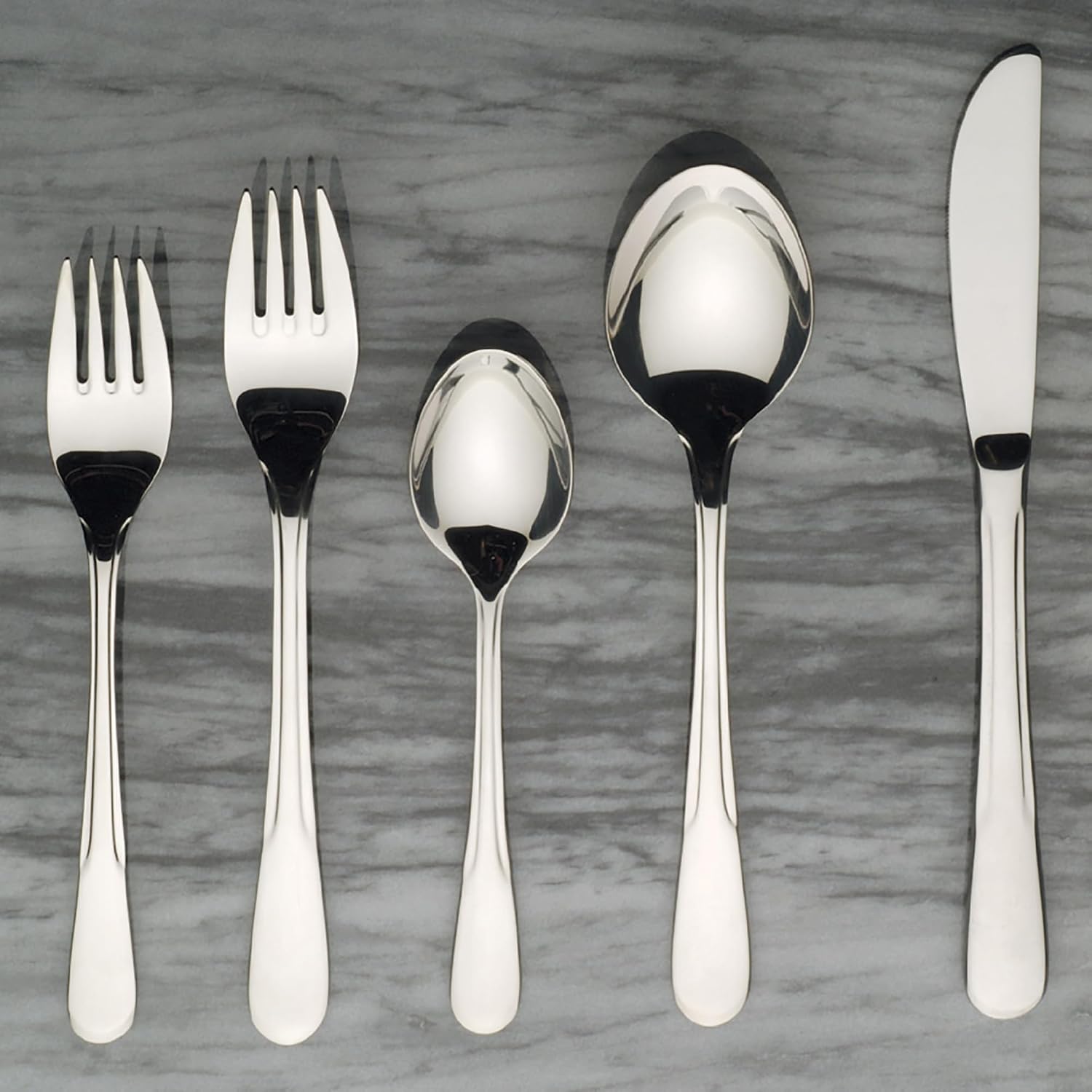 RSVP International Endurance Flatware Collection Stainless Steel, Dishwasher Safe, Tablespoon