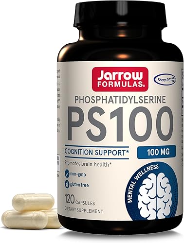 Jarrow Formulas Fosfatidilserina 100 promueve la función cerebral 60 cápsulas 00035 oz PPSCAP 1 1
