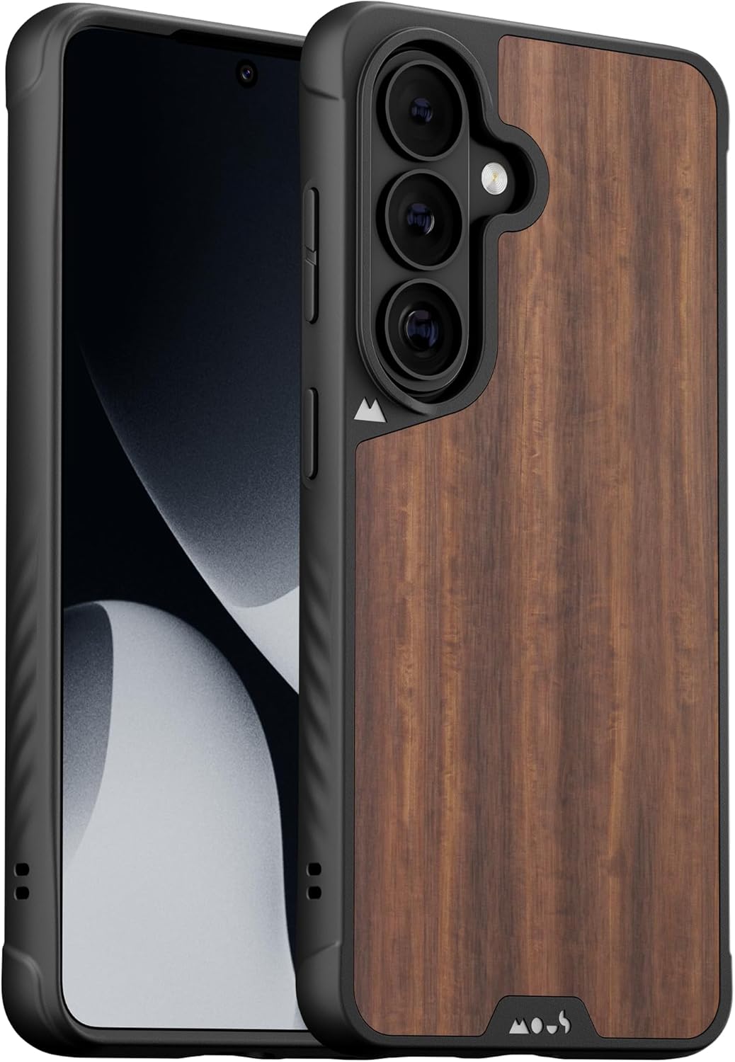 Mous for Samsung Galaxy S24 Ultra Case MagSafe Compatible - Limitless 5.0 - Walnut - Protective S24 Ultra Case - Shockproof Phone Cover