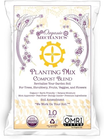 Organic Mechanics Planting Mix Compost Blend, 1 Cu Ft - R...