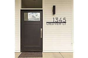 304 Stainless Steel Modern House Number for Outside