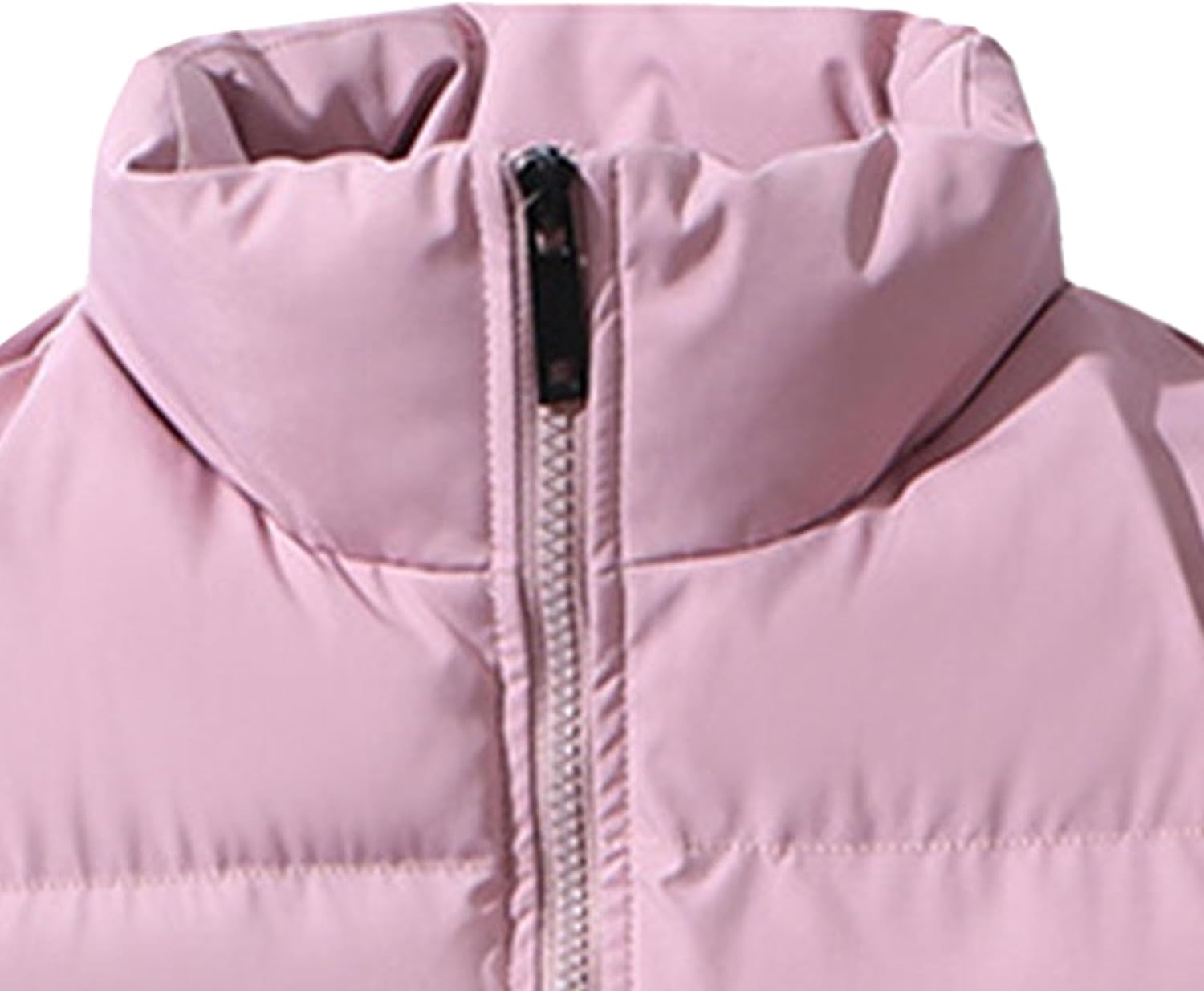 Winter Puffer Jacket for Men Full Zip Stand Collar Bubble Down Coats Insulated Thicken Windproof Windbreaker