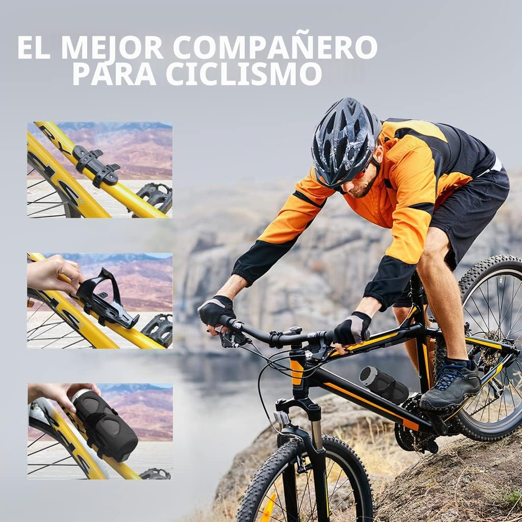 Avantree Altavoz de la Bici de 10W Bluetooth con Soporte para Bicicleta, Uso Portátil para el Aire Libre, Deportes, Acampada, Admite Tarjeta SD, NFC - Cyclone
