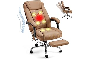 Elevated Comfort: Yellow Serenity Office Chair by HOMREST