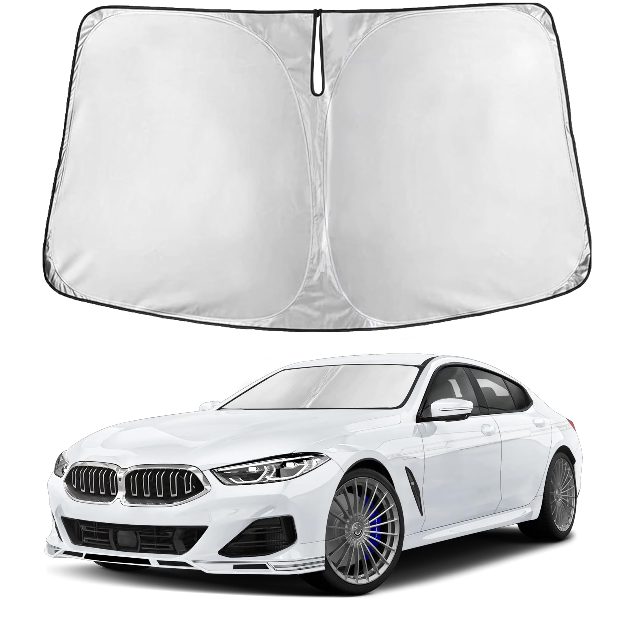 EcoNour Windshield Sunshade Compatible for Genesis GV60 2023–2025 2026