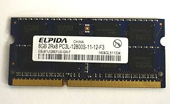 best【ノートPC用メモリ】 ELPIDA DDR3 PC3-12800 Elpida 8GB DDR3 2Rx8 PC3L-12800S EBJ81UG8EFU0-GN-F Laptop
