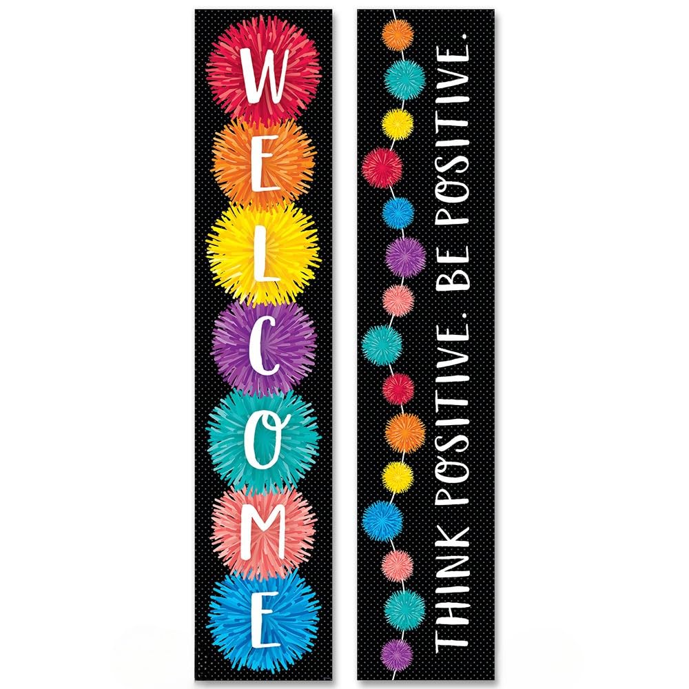 Creative Teaching Press Pom-Poms Welcome Banner