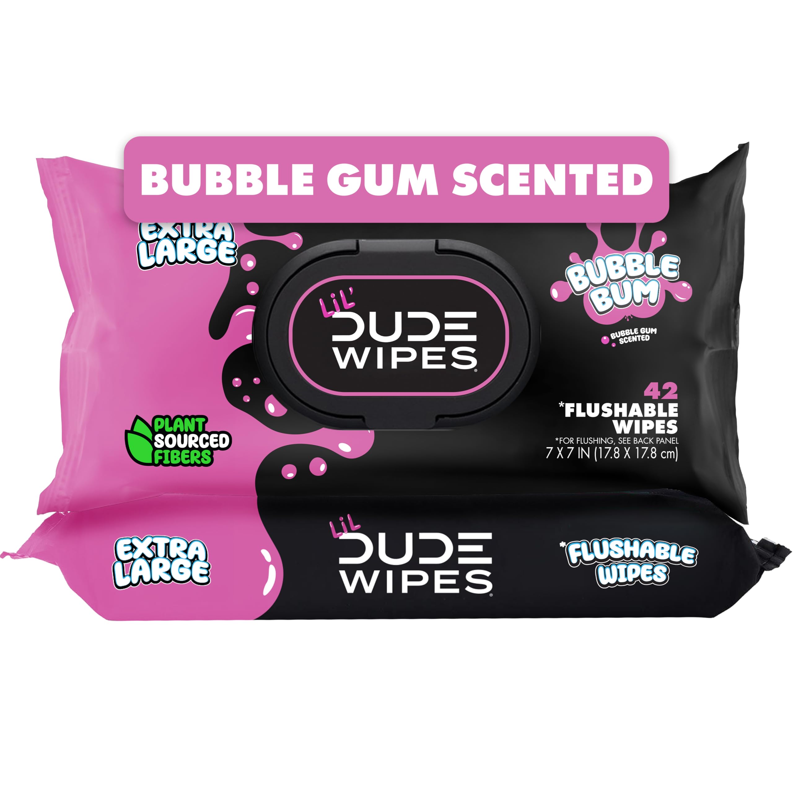 LiL DUDE Flushable Water Wipes for Toddlers Potty Training Toilet Safe (unlike