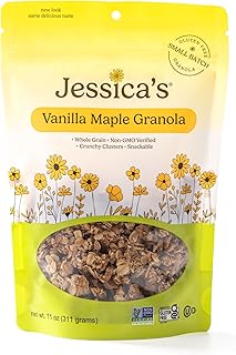 Jessica’s Vanilla Maple Granola - Handmade, Non-GMO, Gluten-Free, Whole Grain, 11oz