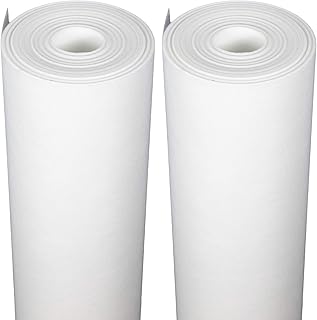 Malervlies 100m² Glasvlies Anstrichvlies ca. 40 g/m² Abdeckvlies Premium Vlies Glasvliestapete Renoviervlies 2 Rollen x 50m x 1m Glasgewebe Weiß Rolle
