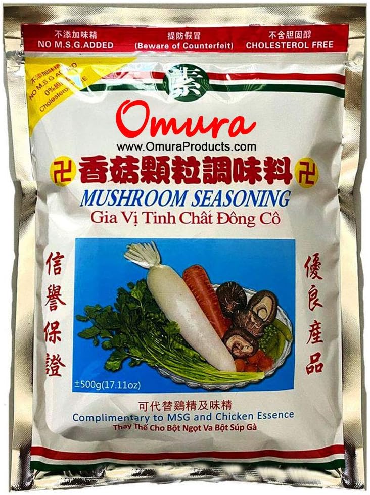 OMURA MUSHROOM SEASONING NATURAL GRANULE NO MSG (500g)