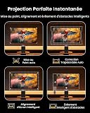 WEMAX Vidéoprojecteur Intelligent Google TV & Netflix Officiel, 500 ISO Lumens, 1080P (4K), Autofocus & Correction AI, Optique Scellée Anti-Poussière, Dolby Audio. Idéal Soirées Foot, Cinéma & Jardin - 4