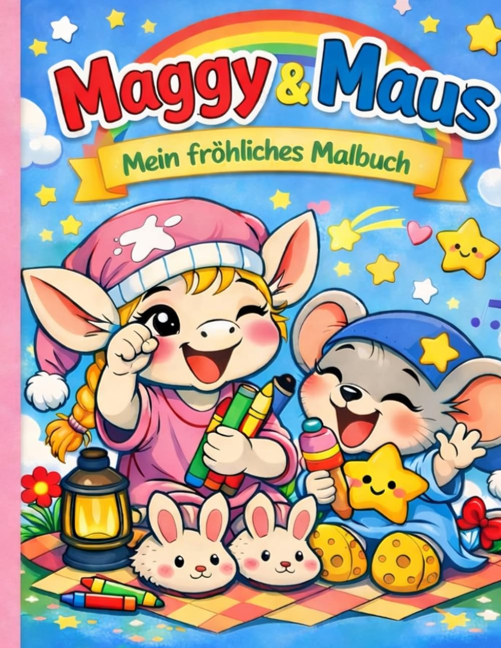 Maggy und Maus: Mein fröhliches Malbuch