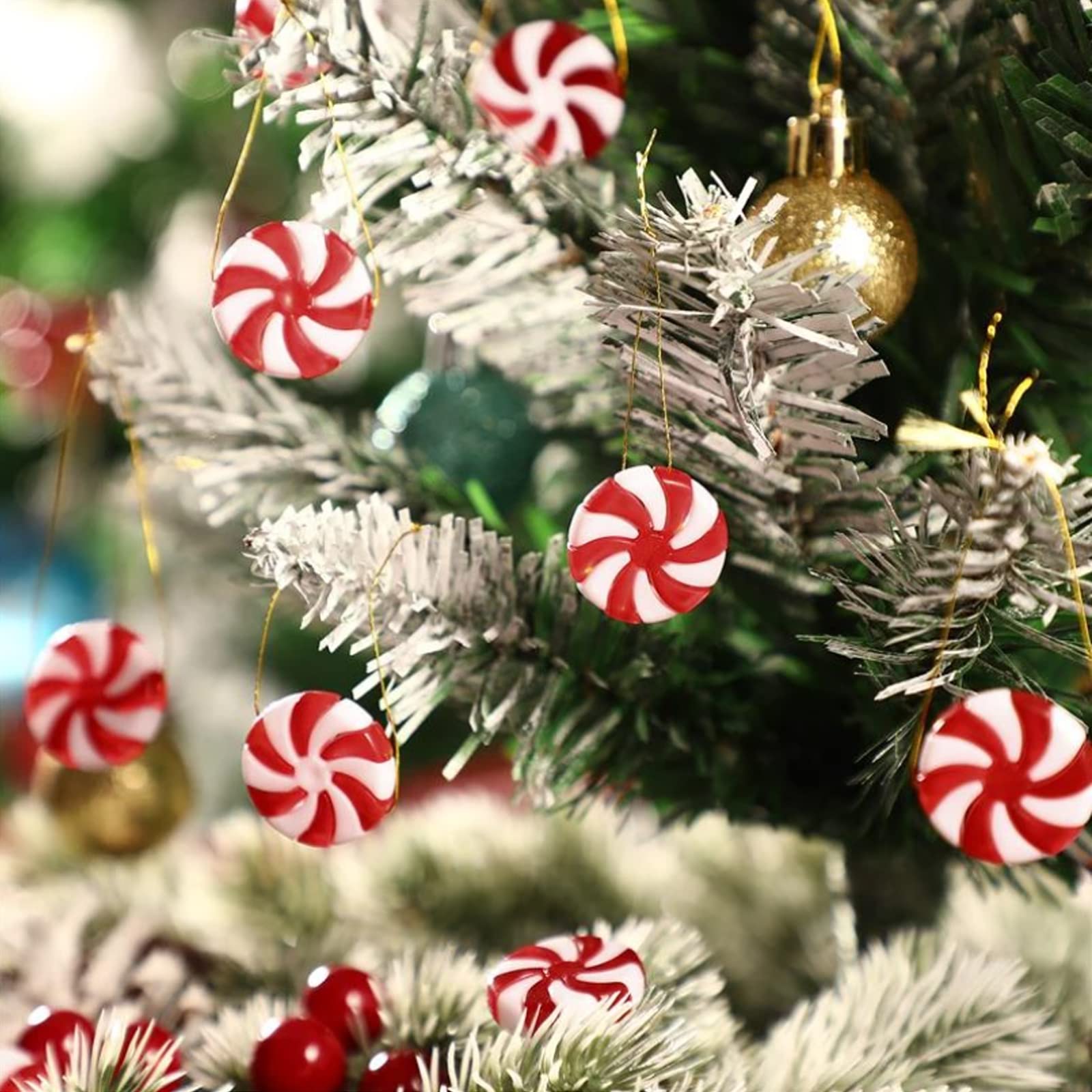 Amazon.co.jp: クリスマス オーナメント キャンディー 50個セット