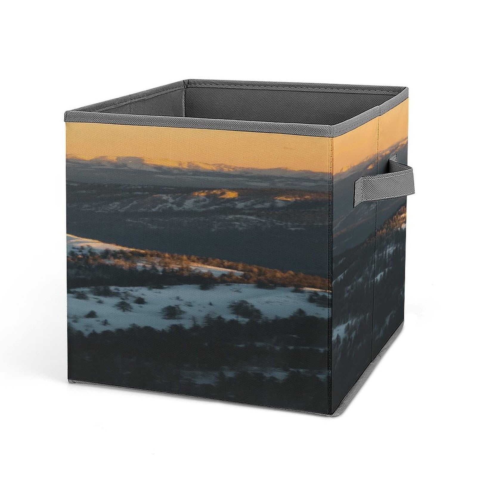 Fekiloot Style Rocky Mountains Storage Bins Storage Baskets