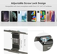 Vista 5 de SmallRig Universal Phone Video Rig Kit for iPhone 17 16 15 14 13 12 Pro Max, Aluminum Handheld Phone Cage with Handles, Video Stabilizer Rig for