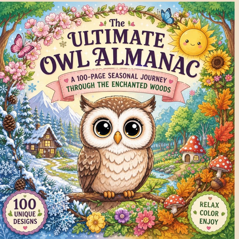 The ULTIMATE OWL ALMANAC: A 100-PAGE SEASONAL JOURNEY THROUGH THE ENCHANTED WOODS