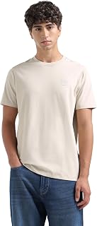 Flying Machine Men's Regular Fit T-Shirt | Solid | Tshirt for Man